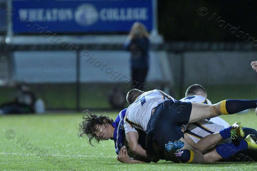 Wheaton Men\'s Rugby vs Mass Maritime.  Photo by Keith Nordstrom
